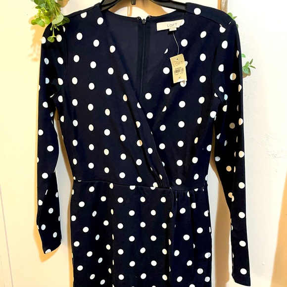 Loft polkadot maxi dress👗 - Picture 2 of 3